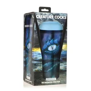 XR - Creature Cocks Pussidon Sea Monster Stroker (Blue)