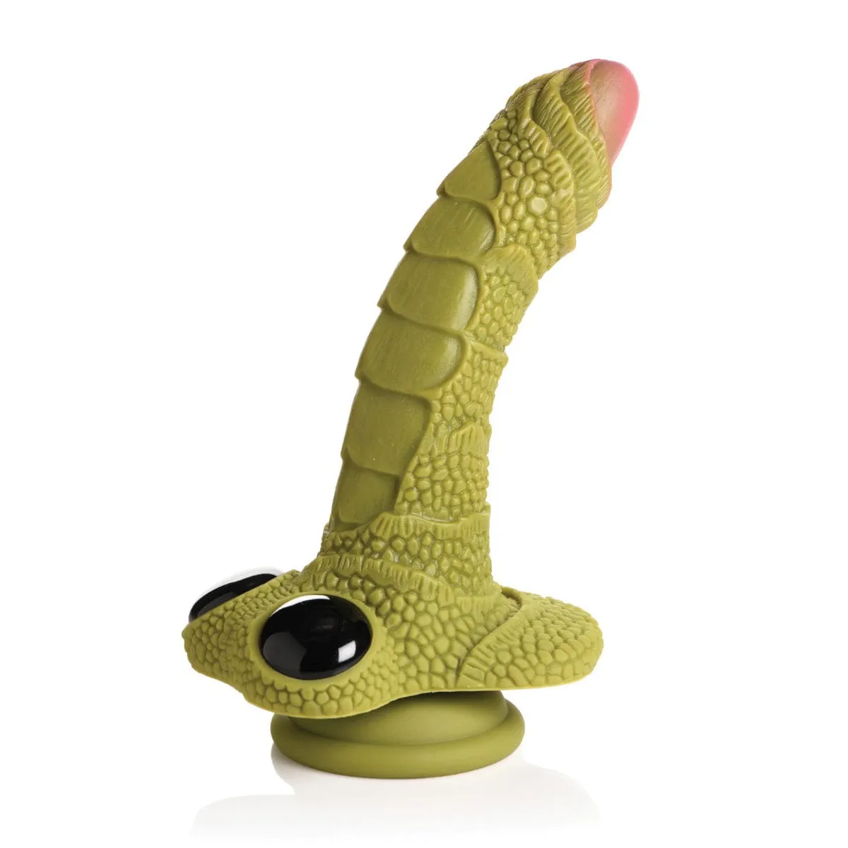 XR - Creature Cocks Swamp Monster Scaly Silicone Dildo 9.4 (Green)