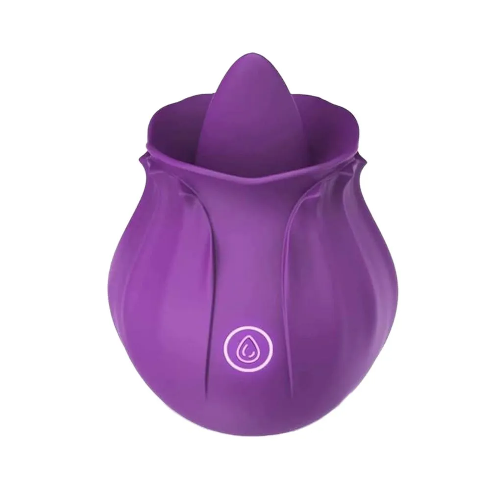 YW Clit Licking Rose Vibrator 10-Modes