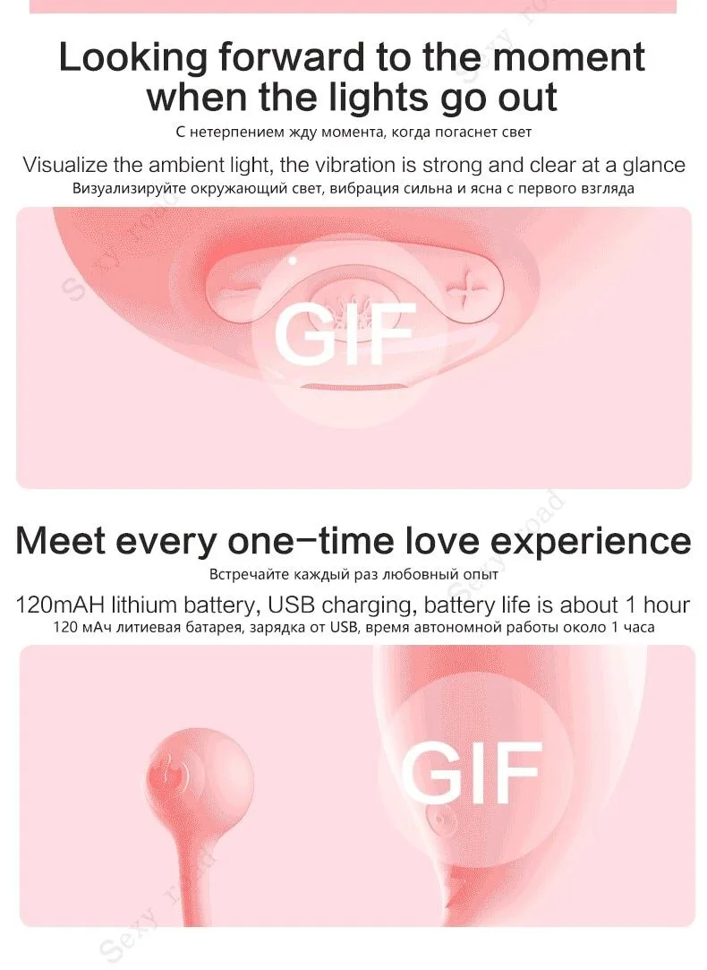 ZALO  G-Spot Clitoris Stimulation Vibrator Body Sensing Remote Control Vaginal Silicone